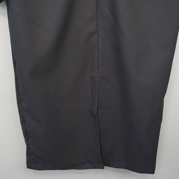 Asilio The Slasher Cutout Crew Neck Long Sleeve Midi Dress in Black size L/8 New - Picture 13 of 16